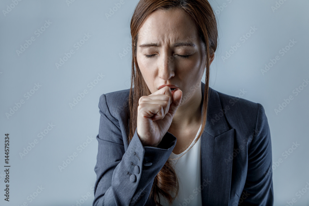 coughing woman. catching a cold. health care concept. coughing woman. catching a cold. health care concept.