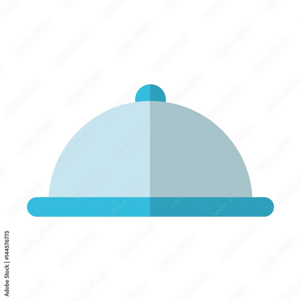restaurant platter icon over white background. vector illustration restaurant platter icon over white background. vector illustration