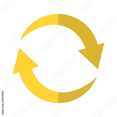 Free Download replay arrows icon over white background. vector illustration - GFXLoad