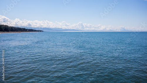 Beautiful sea landscape in Shekvetili, Guria, Georgia © k_samurkas
