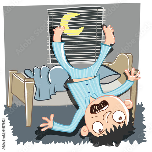 falling out of bed
