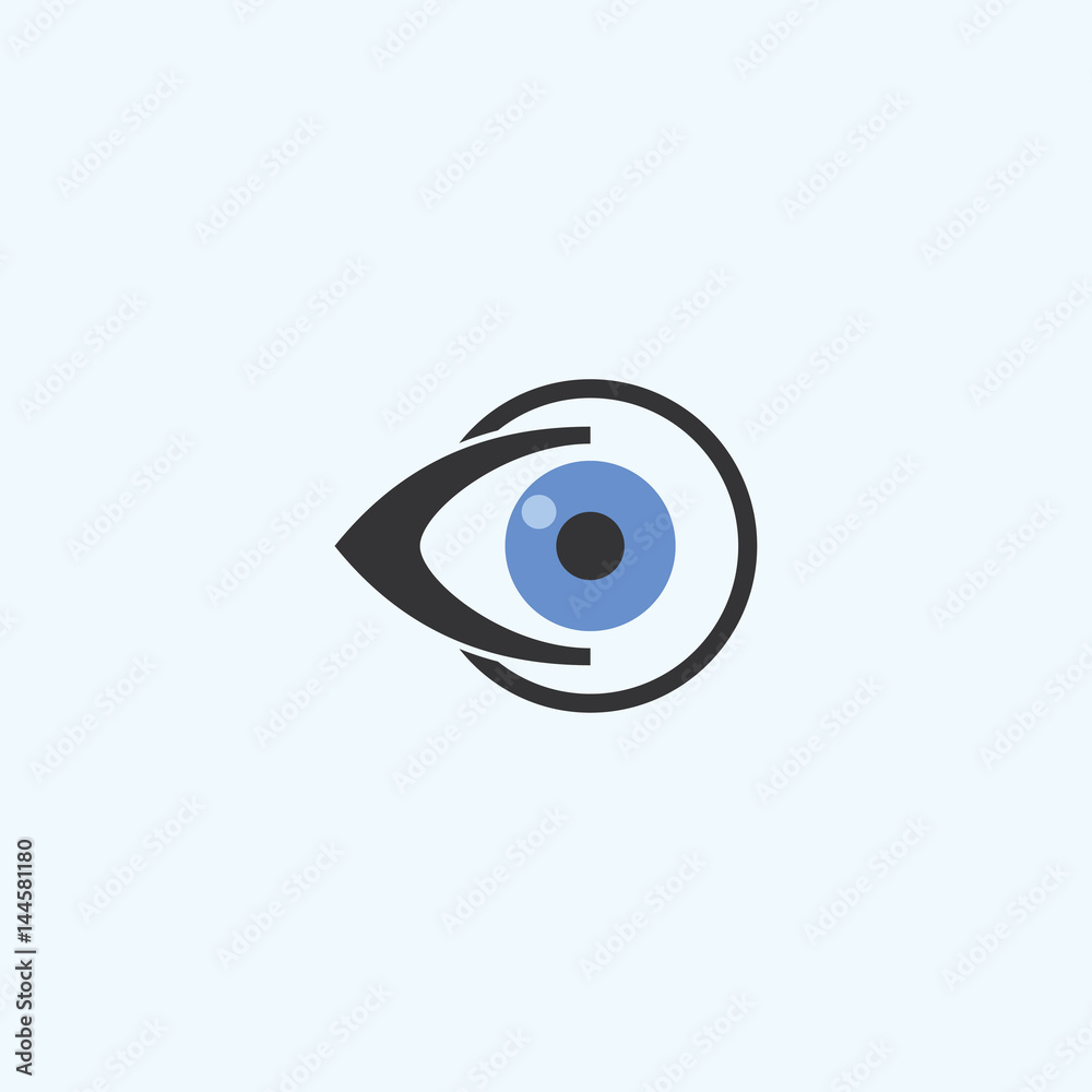 Eye stock logo design vector
