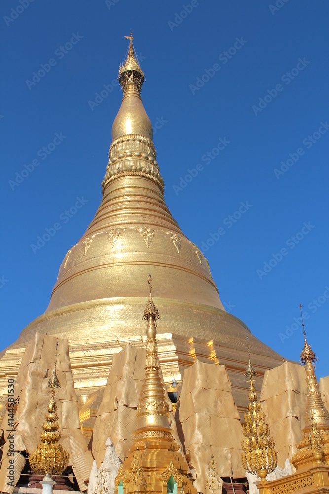 Fototapeta premium A Famous Stupa in Myanmar Burma