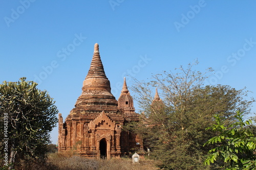 Bagan Burma Burmese Myanmar Buddhist Buddhism Buddha Shrine Shrines Temple Temples Famous World Heritage Asia Asian