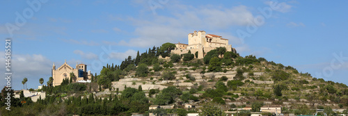 Arta Mallorca Balearen Panorama Kirche Spanien