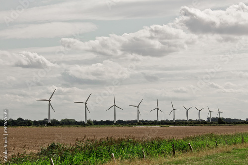 Windräder Windenergie Landschaften photo