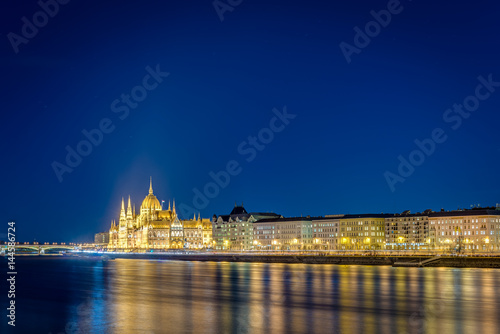 Hungarian Parliament Building in Budapest.