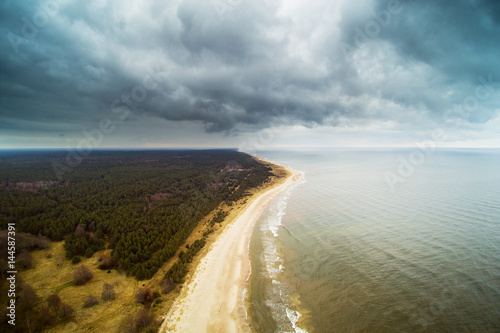 Baltic sea coast  Latvia.