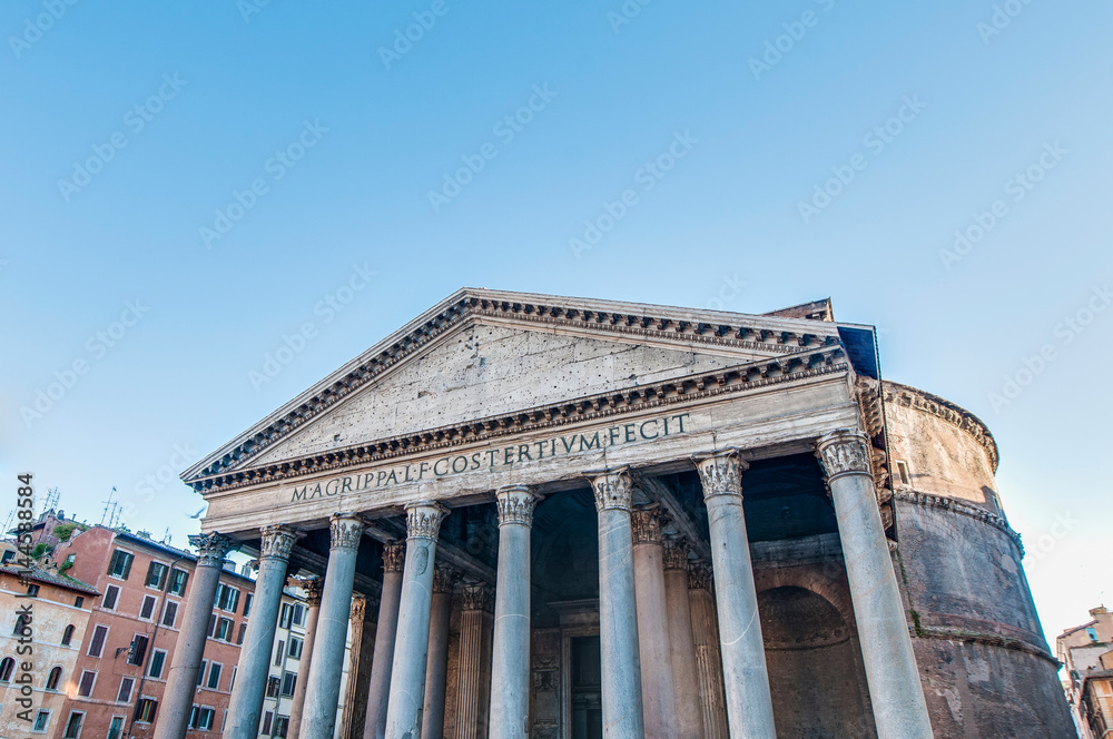 The Pantheon, a temple to all the gods of Rome in Italy