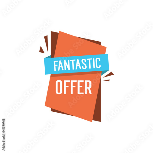 Fantastic Offer lettering