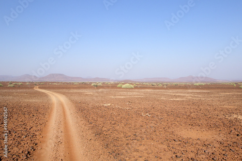 Landscape in the Palmwag concession  Namibia.