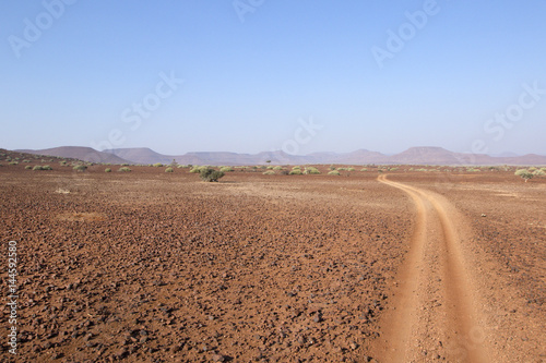 Landscape in the Palmwag concession, Namibia.