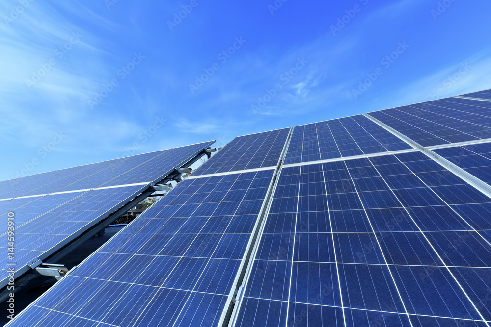 Obraz premium Solar power equipment