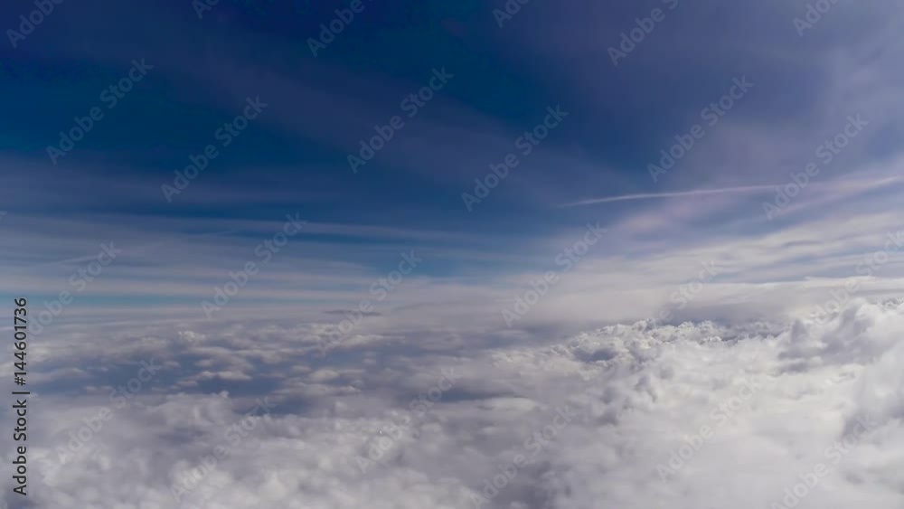 Cirrus clouds on top Cirrus clouds on top