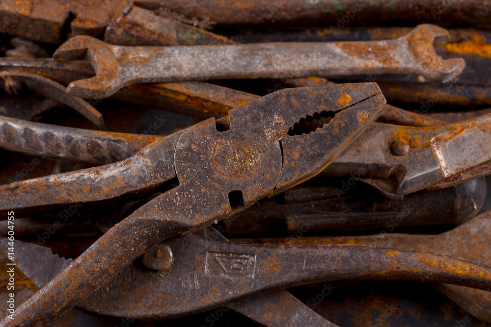 Old rusty tools Old rusty tools