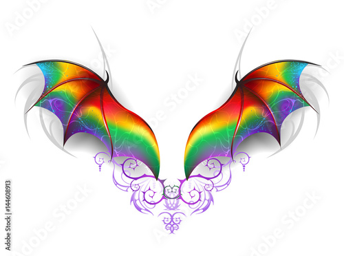 Wings of rainbow dragon © Nelli Valova