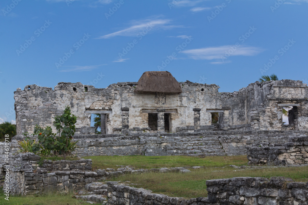 Ancient ruins at Tulum Ancient ruins at Tulum