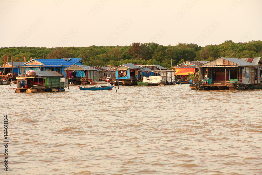 Chong Khneas in Tonle Sap, Cambodia