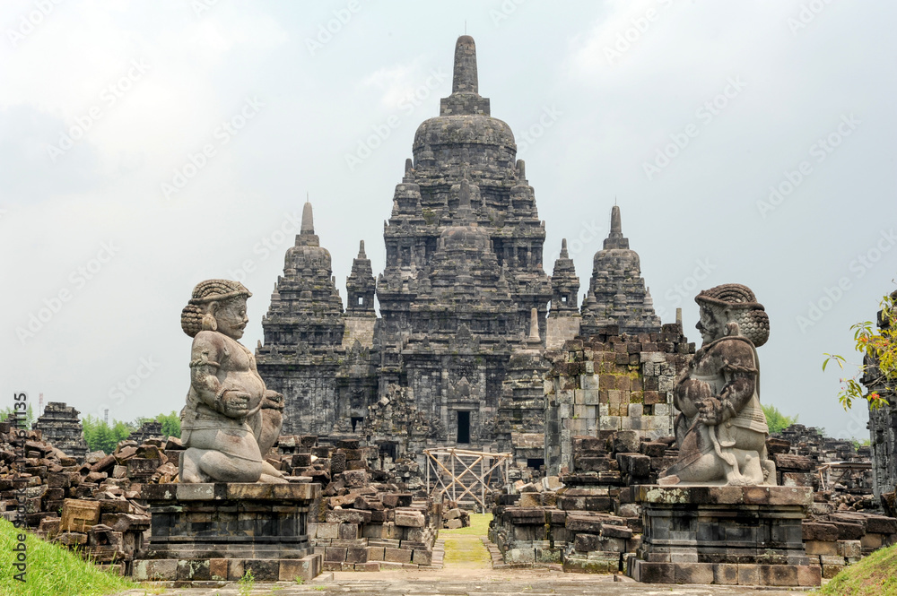 Prambanan is a Hindu temple compound in Java on Indonesia Prambanan is a Hindu temple compound in Java on Indonesia