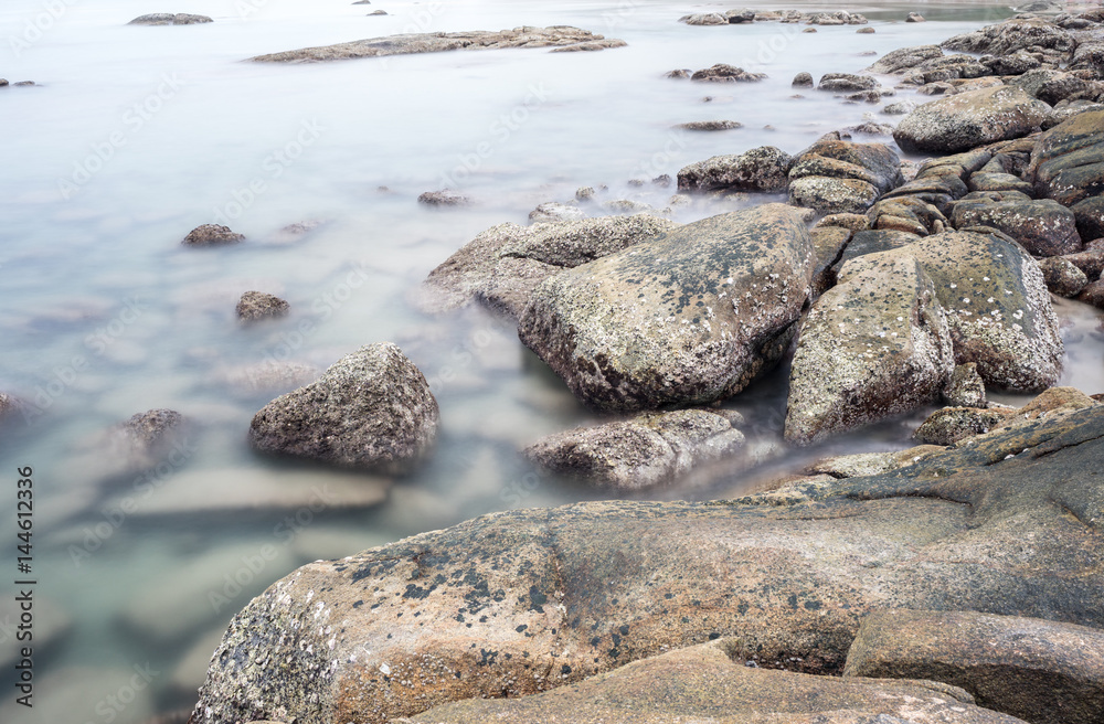 Rock and Calm Sea Rock and Calm Sea