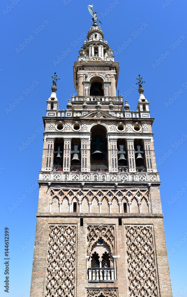 La Giralda Tower, Seville Cathedral, Andalucia, Spain