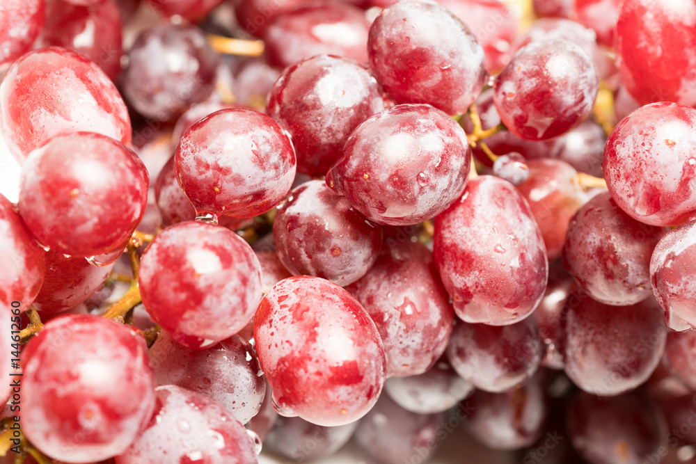 Red Grapes Full screen Close up Red Grapes Full screen Close up