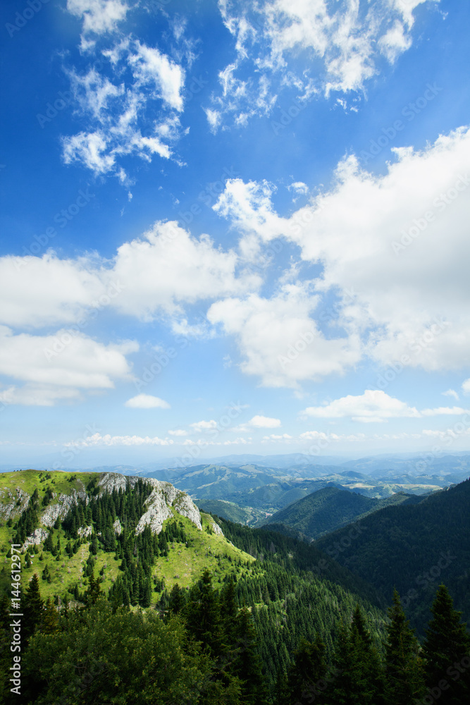 Summer landscape in high mountains Summer landscape in high mountains