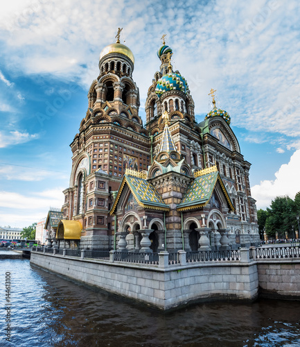 Church of the Saviour on Spilled Blood , Griboedova Canal, Saint Petersburg, Russia.