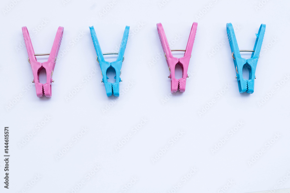 clothes peg on white background clothes peg on white background