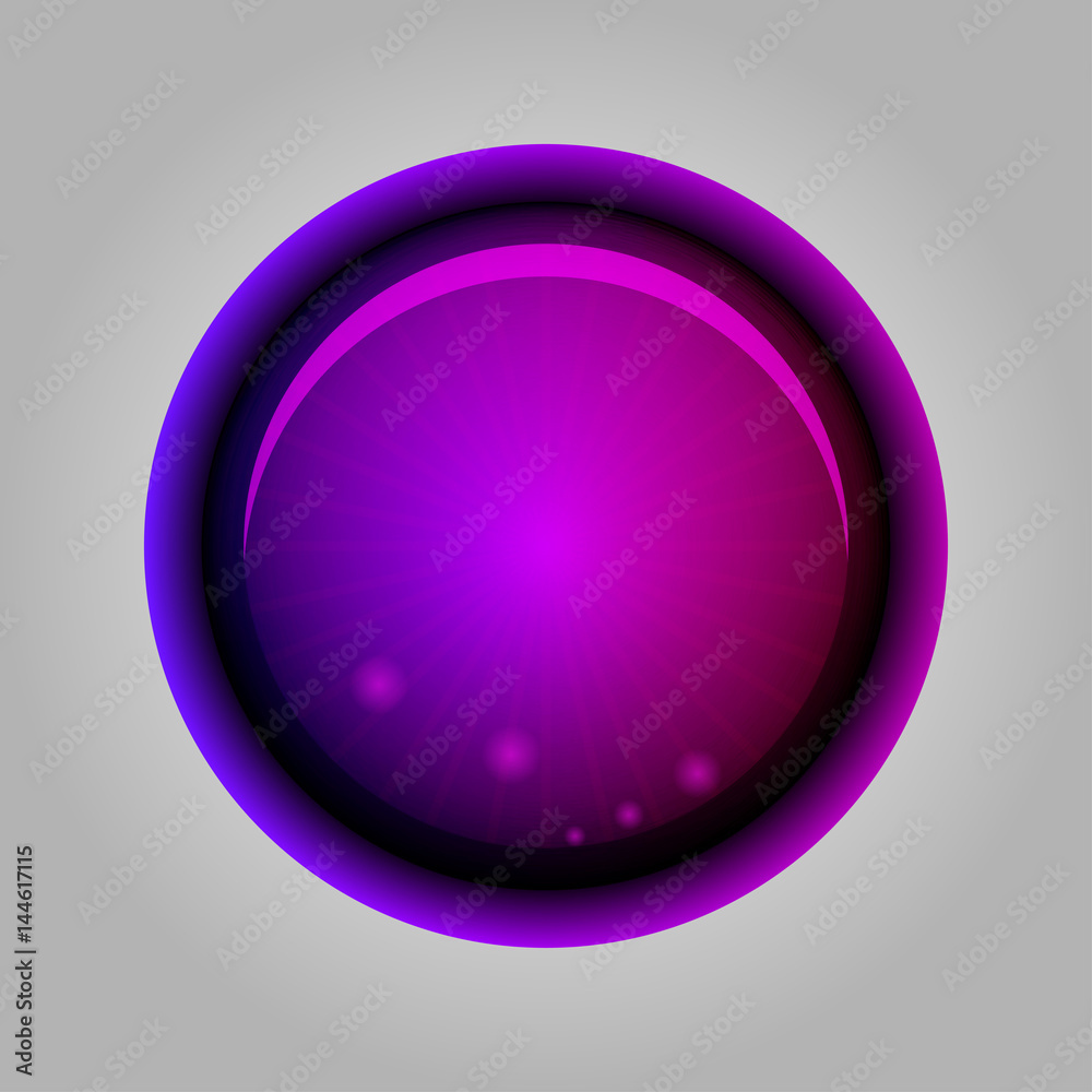 Obraz premium Purple button for website