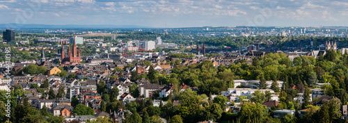 Blick auf Wiesbaden vom Neroberg  Deutschland