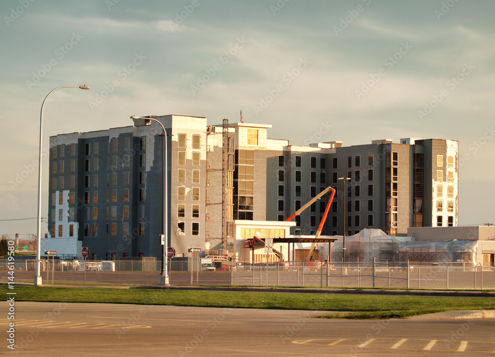 Obraz premium Hotel under construction