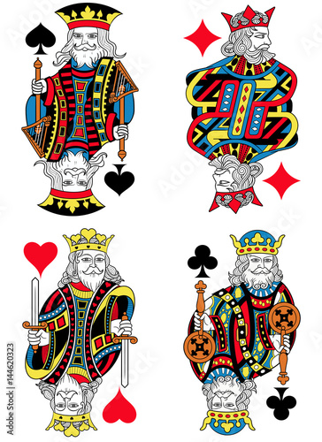Four Kings French Inspiration Without Cards