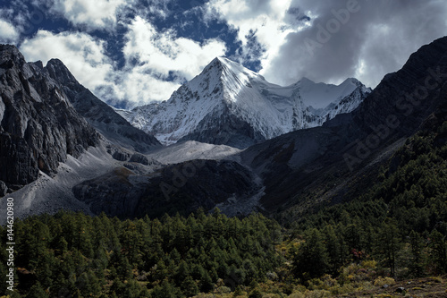 Wallpaper Mural The holy snowmountain in Yading,Daocheng,China Torontodigital.ca