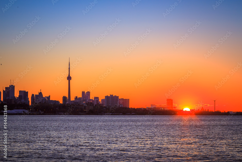 Sunrise at Sheldon Lookout Toronto, Ontario, Canada