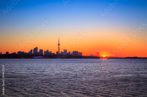 Sunrise at Sheldon Lookout Toronto, Ontario, Canada © Aqnus