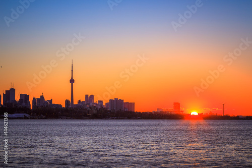 Sunrise at Sheldon Lookout Toronto  Ontario  Canada