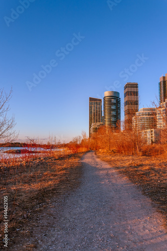 Sunrise at Sheldon Lookout Toronto, Ontario, Canada photo