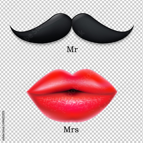 Moustaches With Lips
