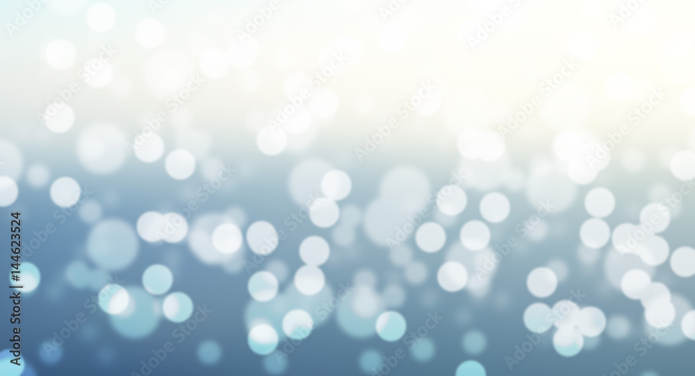 blue bokeh abstract background