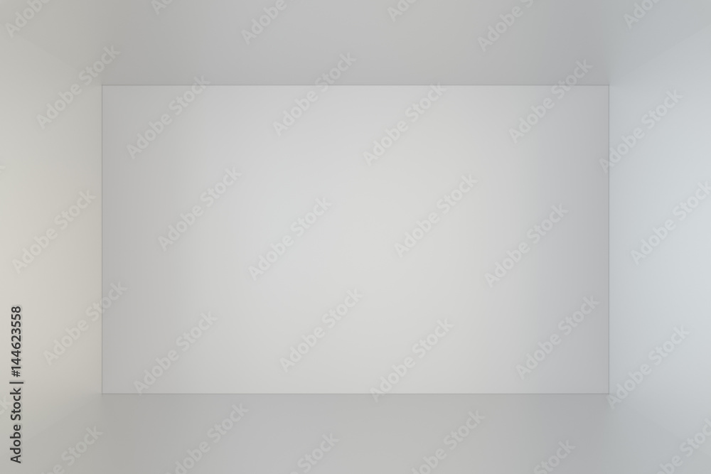 Empty room interior white background. 3d rendering. Empty room interior white background. 3d rendering.