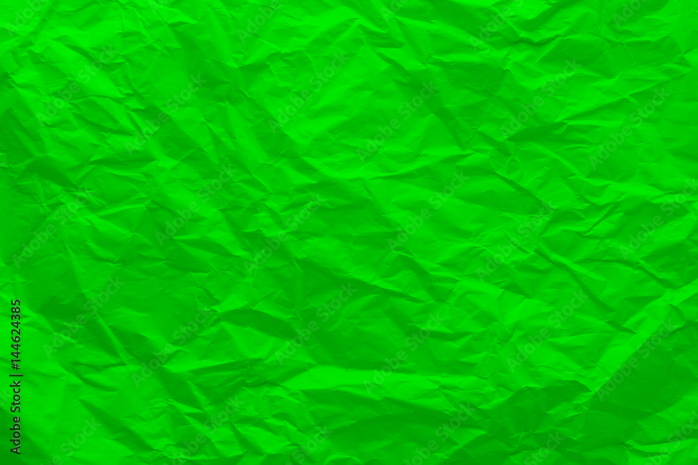 Background of crumpled green paper Background of crumpled green paper