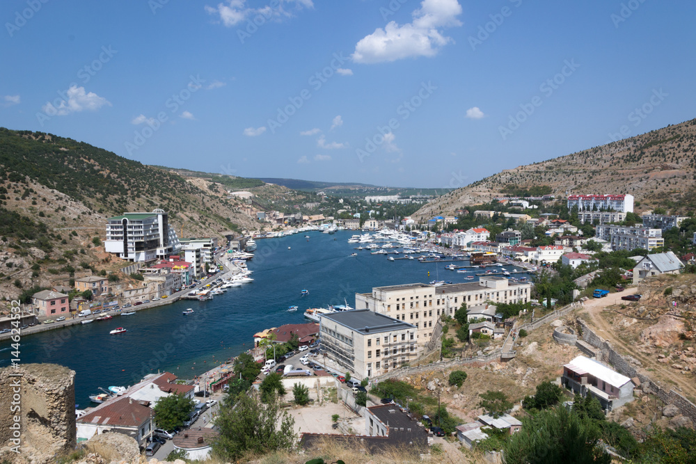 Balaklava Bay in the Crimea