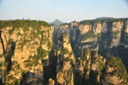 Quartz sandstone pillar in Zhangjiajie in China