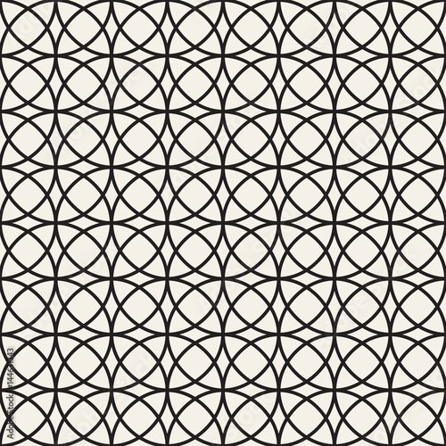 Vector Seamless Pattern. Abstract Geometric Background Design. Stylish Lattice Texture..