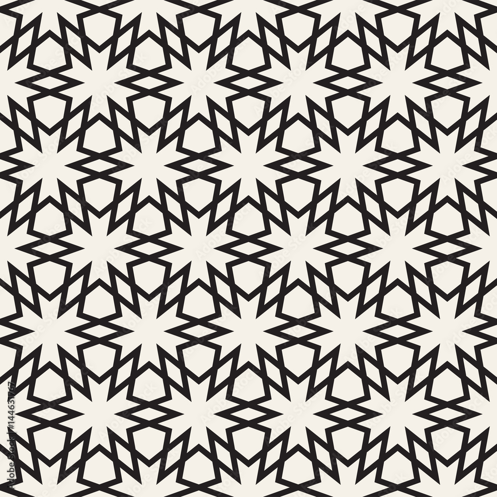 Vector Seamless Pattern. Abstract Geometric Background Design. Stylish Lattice Texture.. Vector Seamless Pattern. Abstract Geometric Background Design. Stylish Lattice Texture..
