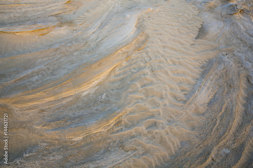 sand formations in a desert near Abu Dhabi