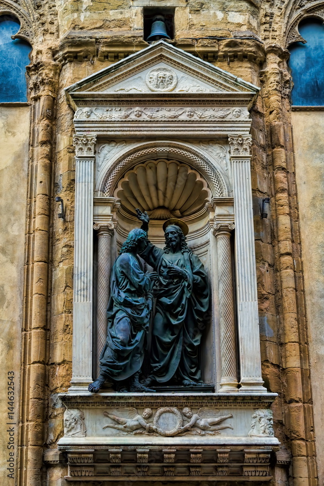 Orsanmichele, Christus und der Ungläubige Thomas