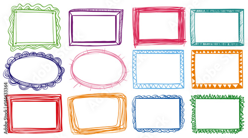 Different designs of frames