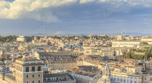 Panorama of the historical ...